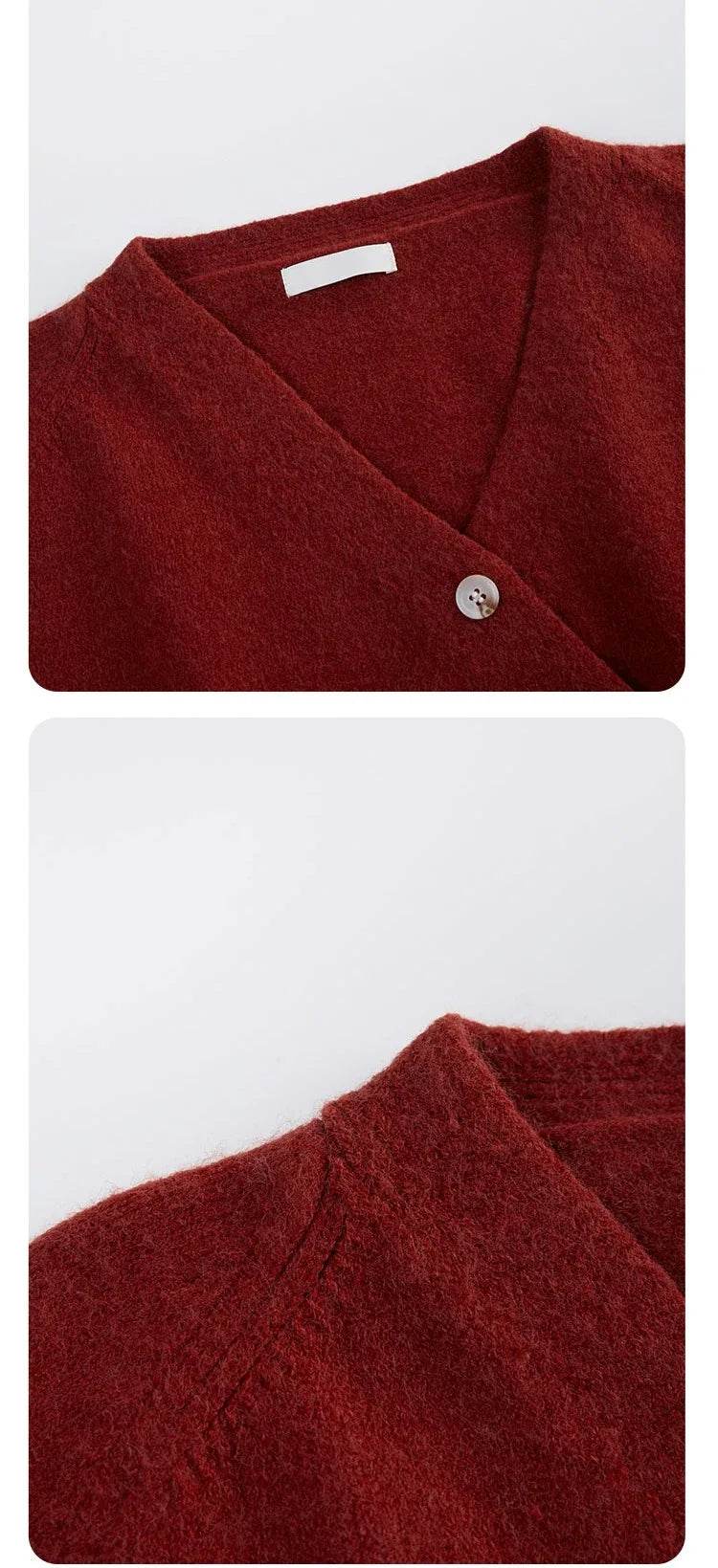 Diagonal V-Neck Cardigan - P12 Hub Europe