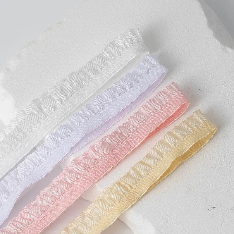 5Meters Elastic Lace Trim Ribbons for Party Dress Decoration Clothing DIY Crafts Supplies Needlework High Quality Sewing Fabric - P12 Hub Europe