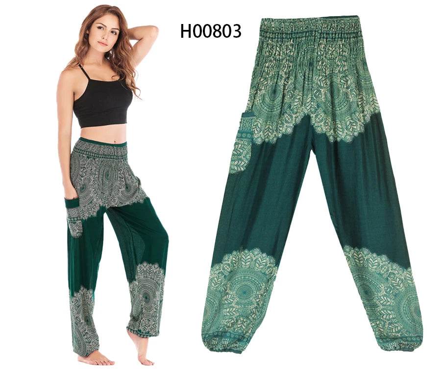 Boho Hippie Harem Yoga Pants - P12 Hub Europe