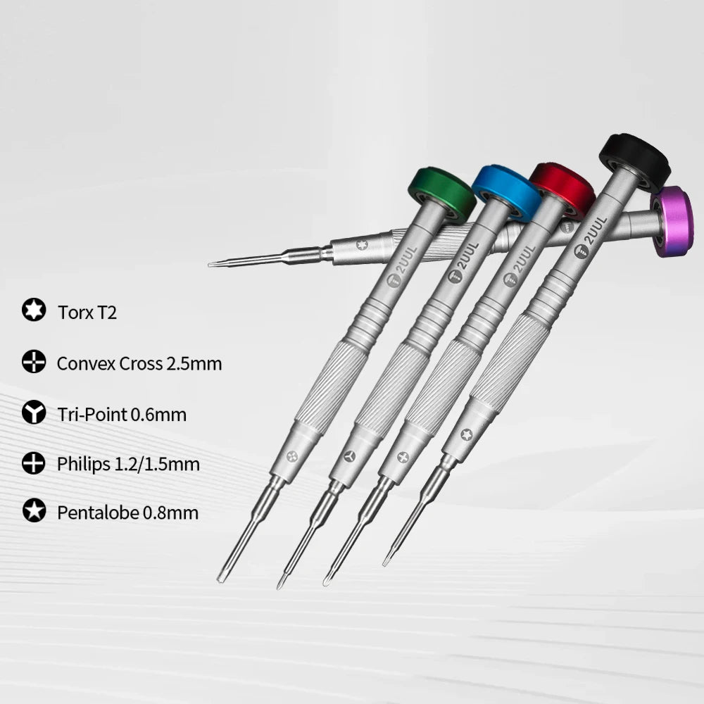 2UUL Precise Screwdriver Repair Bolt Driver Kit For IPHONE Android Phone Tablet Watches Battery LCD Screen Dismantling Tools Set