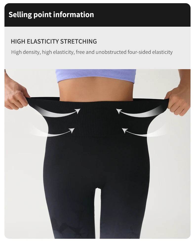 Women's Tie-Dye Seamless Push-Up Leggings - P12 Hub Europe