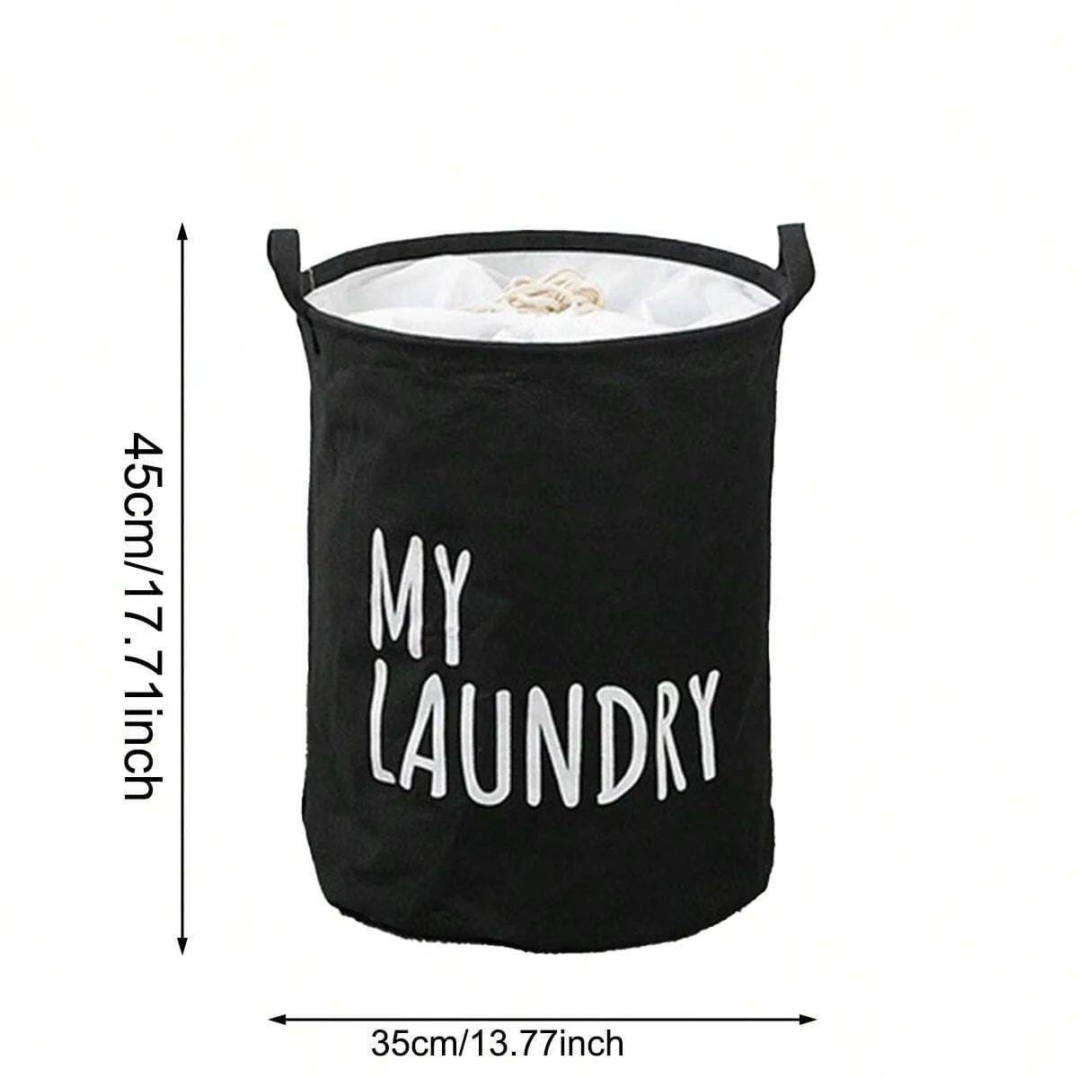 Foldable Drawstring Laundry Basket - P12 Hub Europe