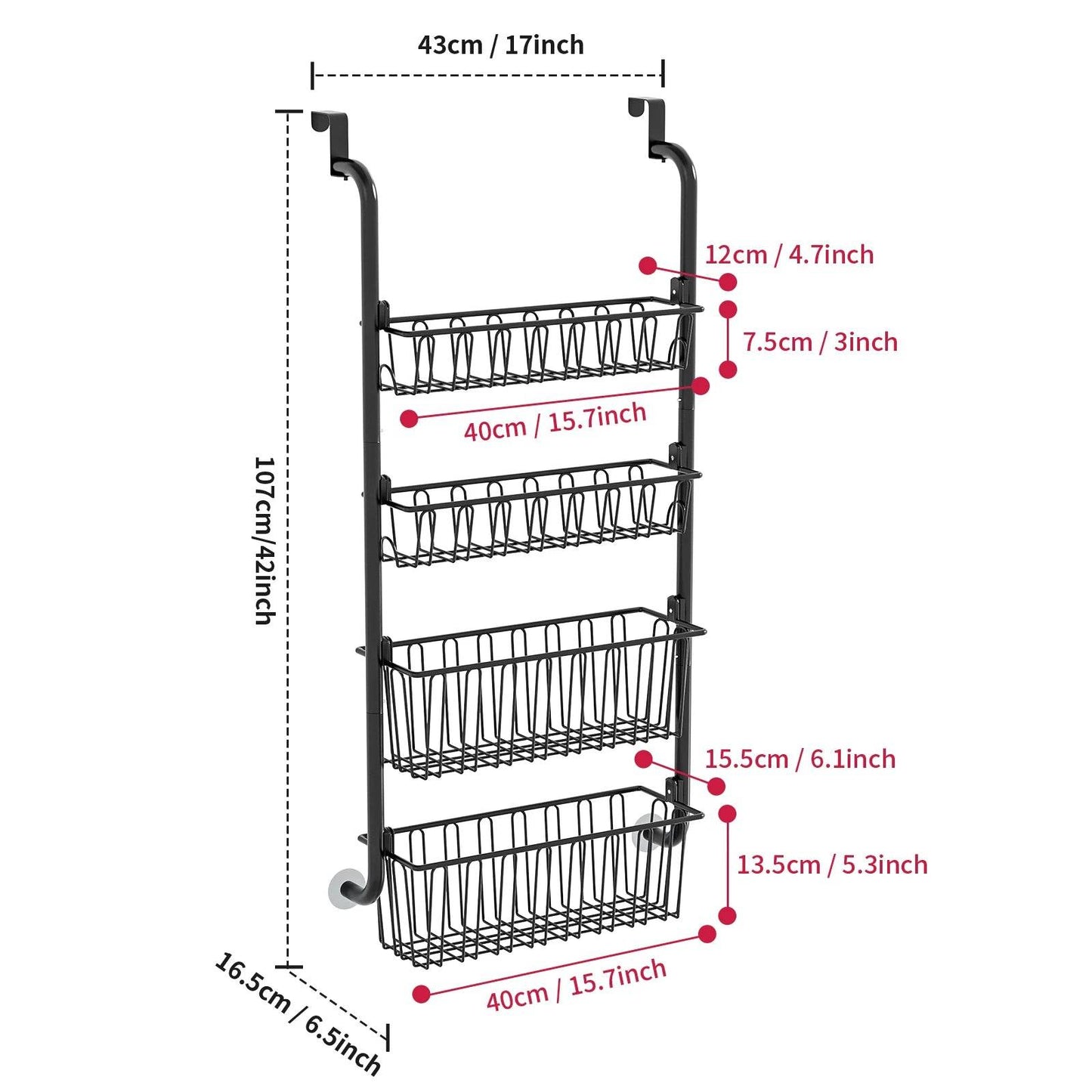 Multi-Layer Door Hanging Organizer - P12 Hub Europe