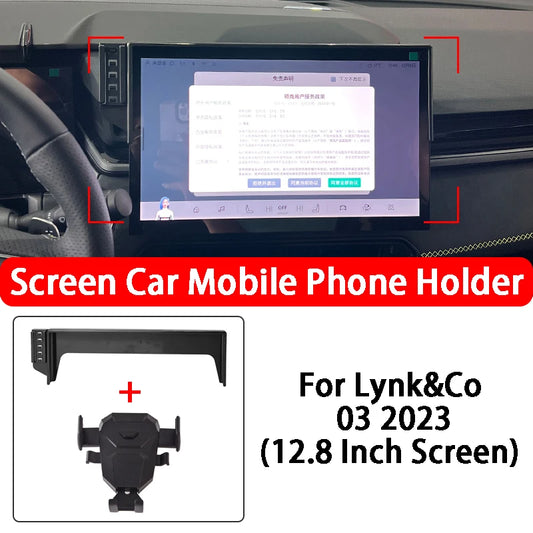 For Lynk&Co 03 06 Special Car Screen Mobile Phone Holder 360 ° Rotation GPS Stable Phone Holder Car Styling Accessories