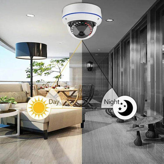 PoE Indoor Dome Camera 4/5MP Audio, Vandalproof CCTV - P12 Hub Europe