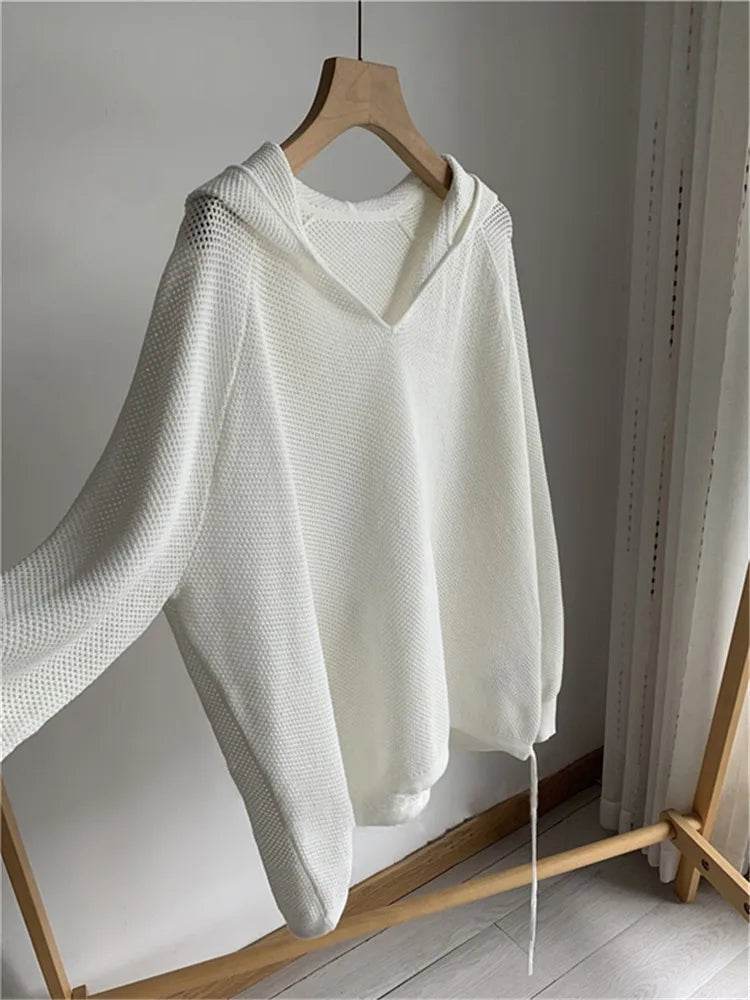 Lazy Style Hollow Out Knit Top - P12 Hub Europe