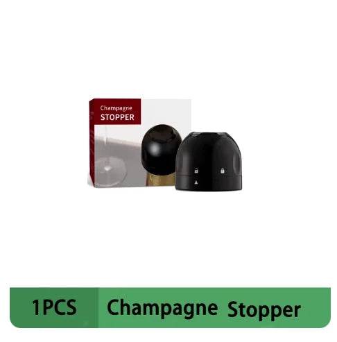 Wine Plug Vacuum Retain Freshness Champagne Stopper Red Wine Stopper Stainless Steel Wine Bottle Cap Leak-Proof Sealing. - P12 Hub Europe