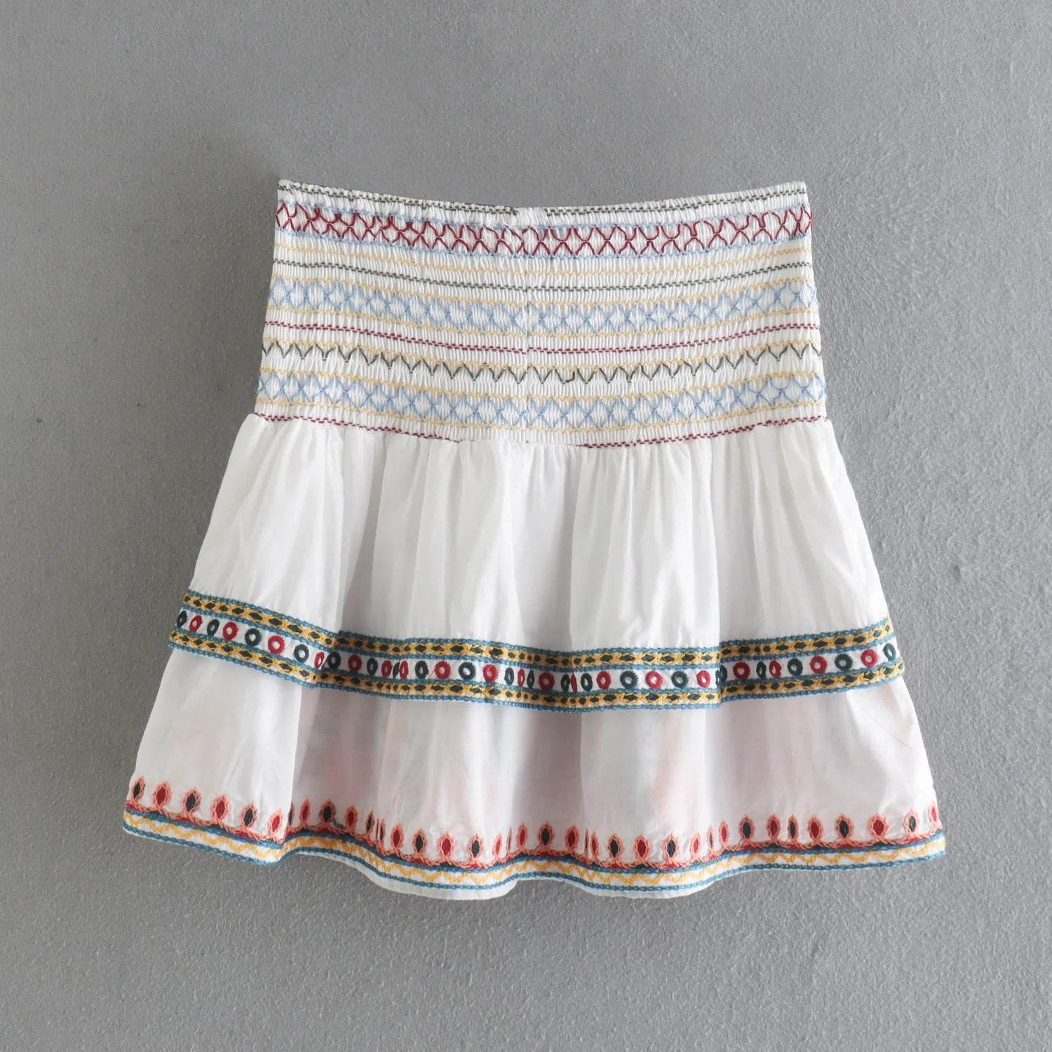 Ethnic Embroidered Top Skirt Set - P12 Hub Europe