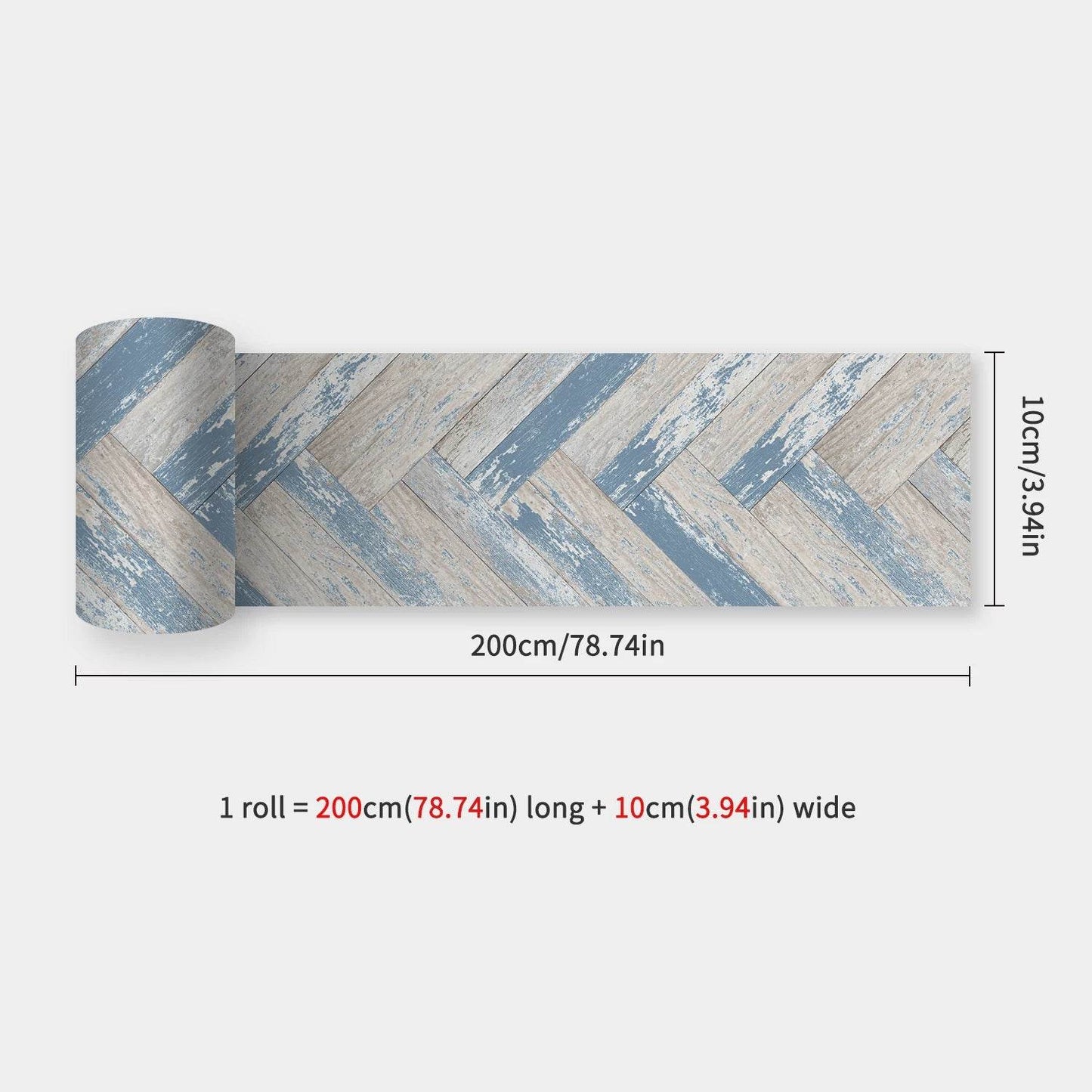 41 Styles Baseboard Stickers Waterproof Peel & Stick Waistline Wall Sticker Floor Border Sticker For Kitchen Bathroom 10x200cm - P12 Hub Europe