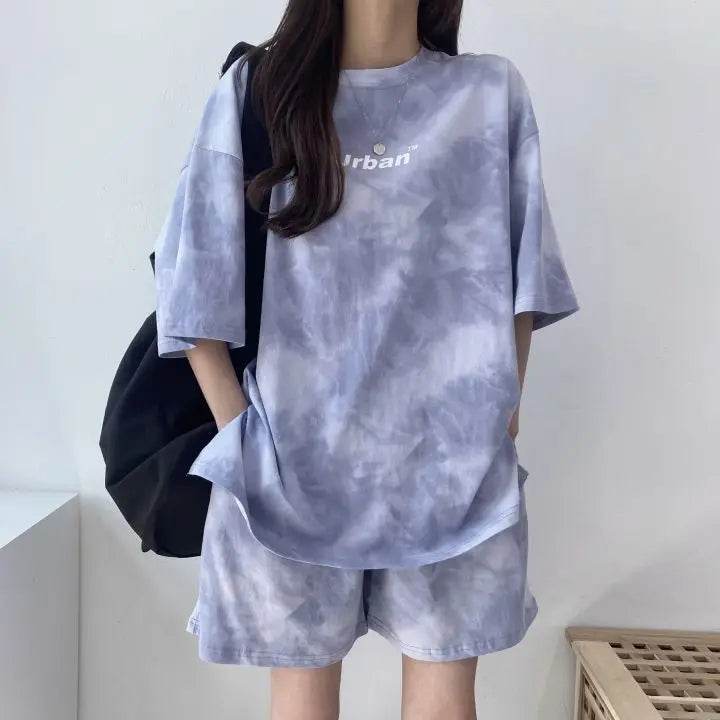 Summer Tie Dye Shorts Set - P12 Hub Europe