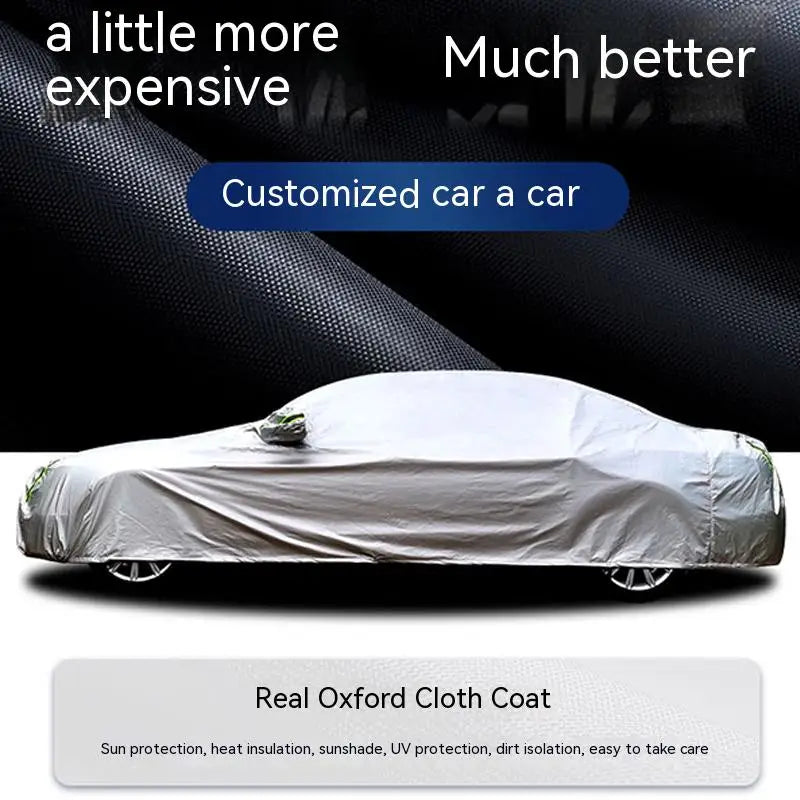 For Audi Q7 Summer Full Car Covers Outdoor Sun uv Protection Dust Cooling Protective Auto Protective Cover