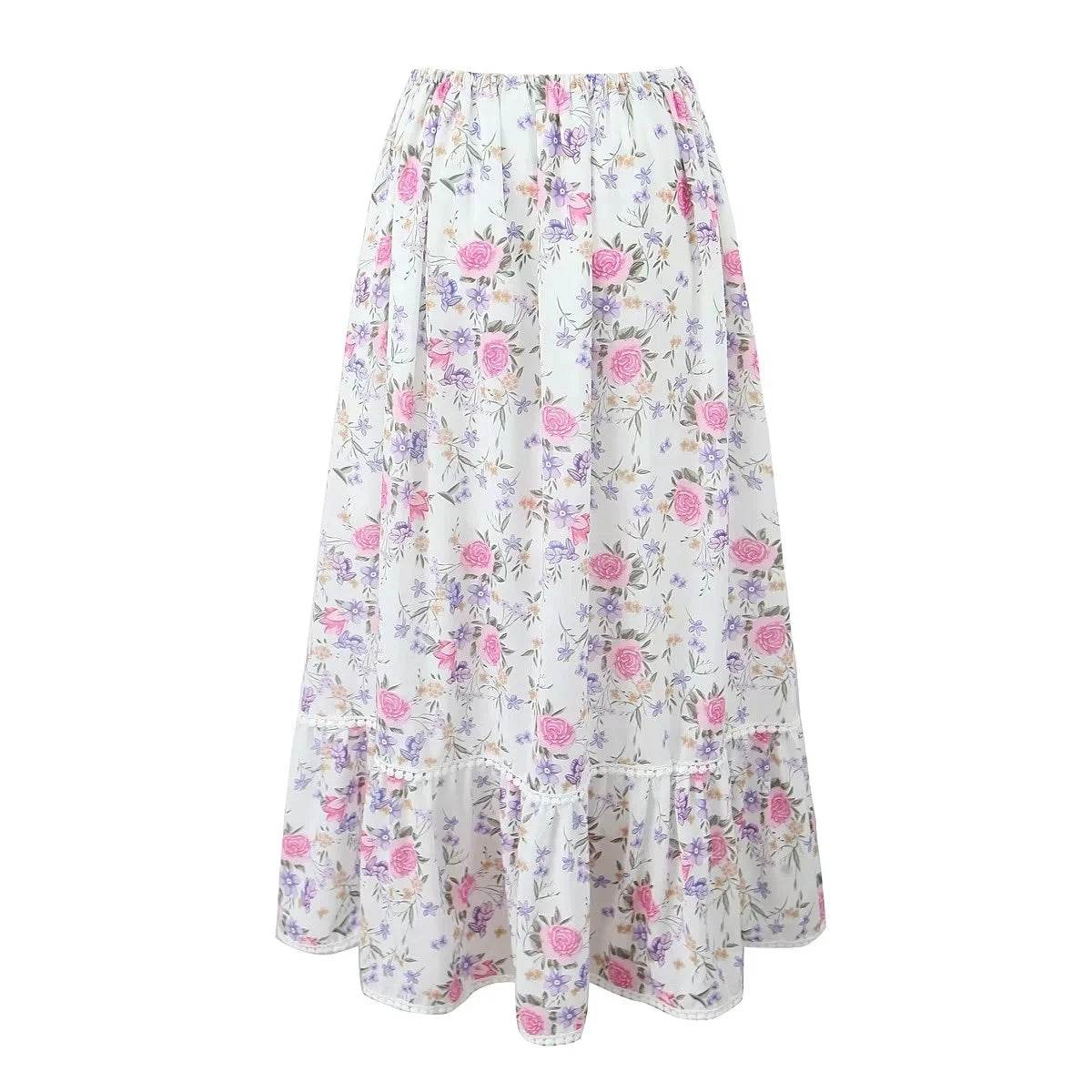 White Lace Beach Skirt Set - P12 Hub Europe