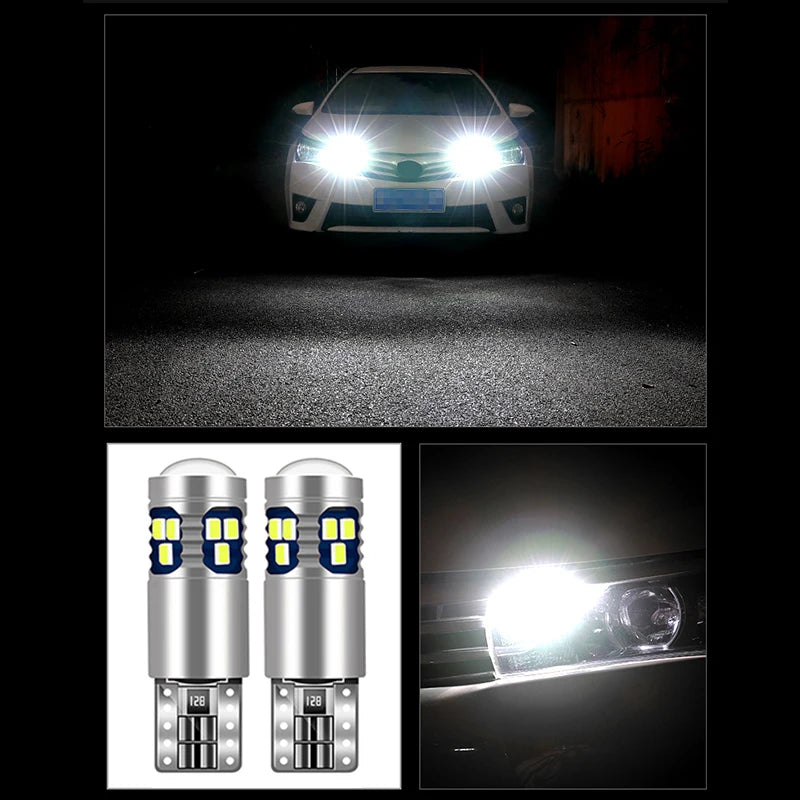 For Seat Ibiza 6J 6P 2009-2013 2014 2015 2016 2PCS 12V T10 W5W LED Car Clearance Lights Parking Lamps Width Bulbs Accessories