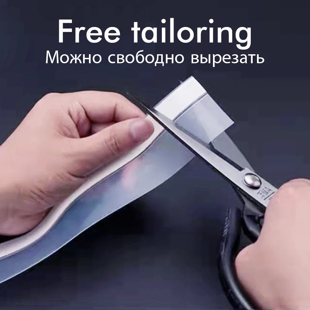 Car Door Window Seal Strip Transparent Weather Stripping Silicone Sealing Tape for RV Caravan Camper Motorhome Boat Door