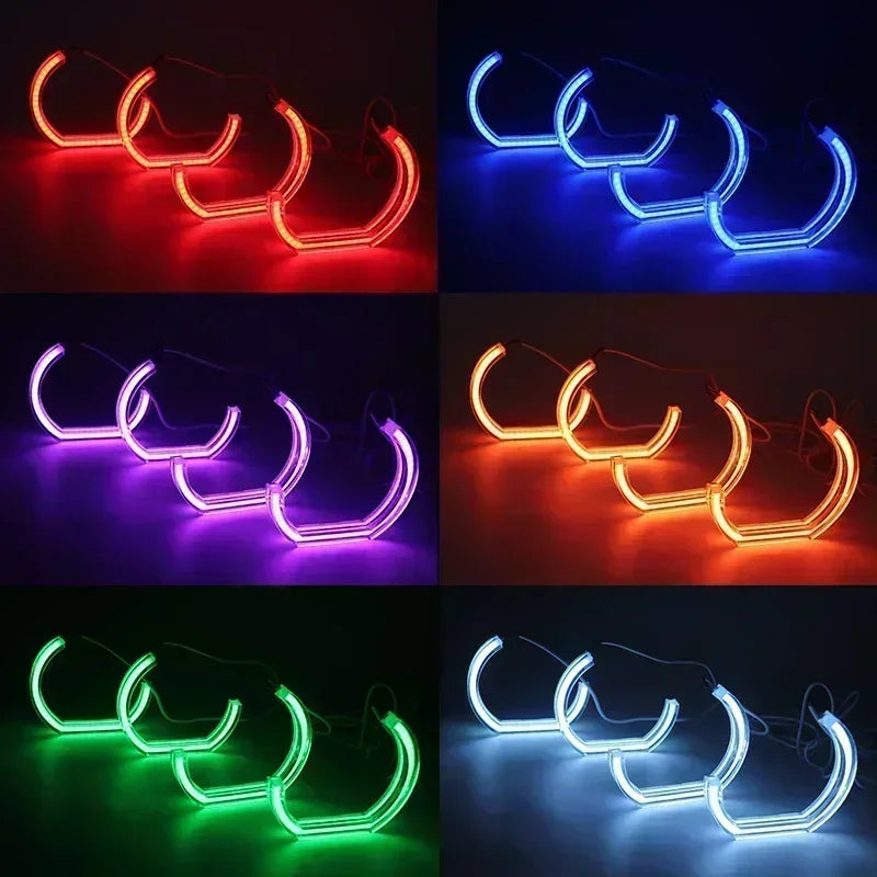 RGB Multi-colored App control LED Headlight Angel Eyes Ring Lamp for BMW 3 series E36 1990-2000 316i 318i 320i 323i 325i 328i