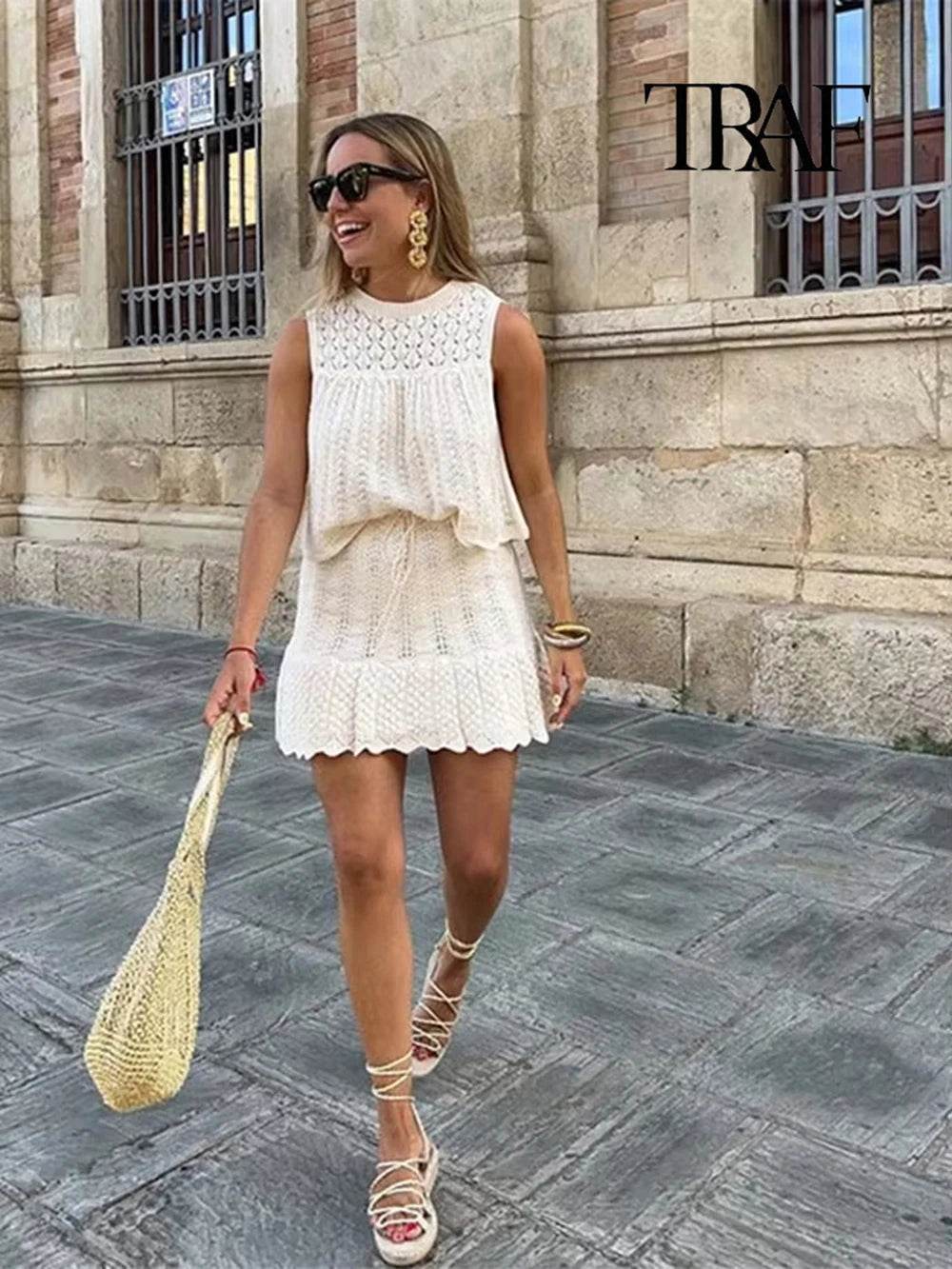 Women Knit Skirt Set - P12 Hub Europe