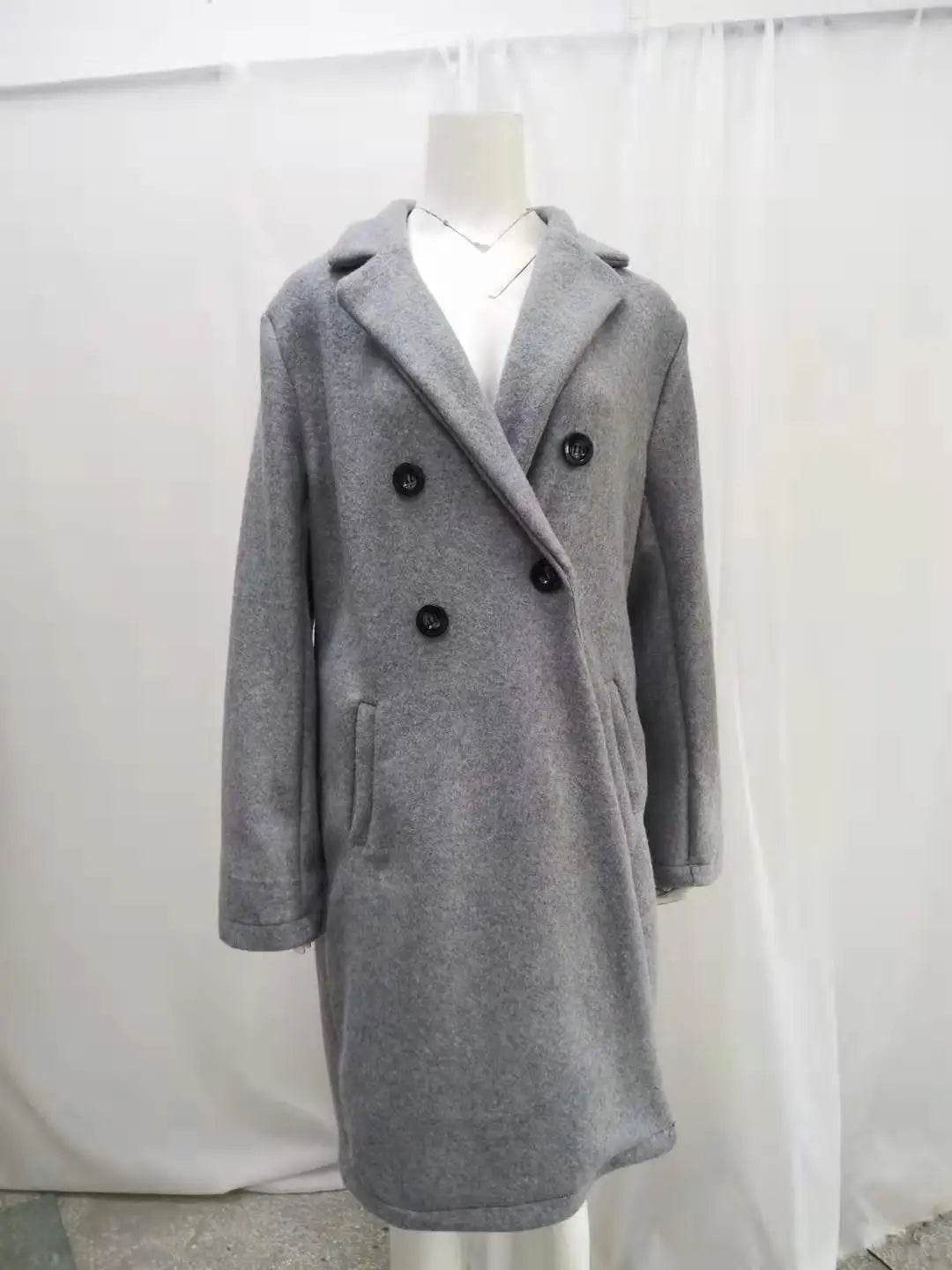 Wool Double Breasted Coat - P12 Hub Europe