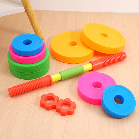 Children Dumbbell Sports Toys Parish Outdoor Activity Games Aids Adjustable Weight Dumbbells Grow Up Physical Training Boys Game