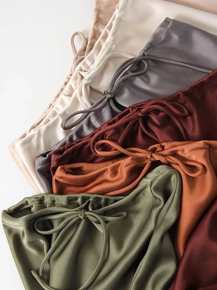 Women's Satin Maxi Skirt - P12 Hub Europe