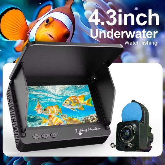 LCD Underwater Endoscope 1080P, Night Vision, Fish Finder, IP68, 15/30M Cable - P12 Hub Europe