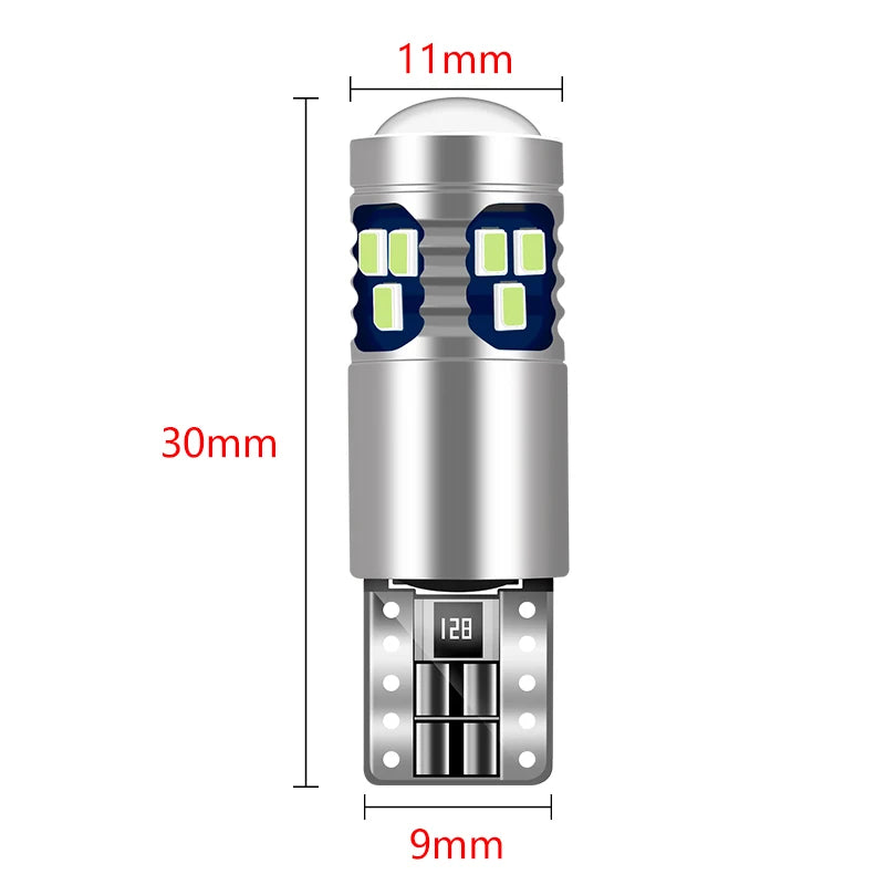 For Hyundai i10 i20 i30 i40 ix20 ix35 ix55 HB20 2pcs T10 LED Bulbs Car Clearance Lights Parking Lamps Width Bulbs Accessories
