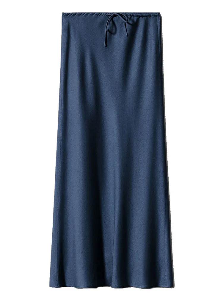 Women's Satin Maxi Skirt - P12 Hub Europe