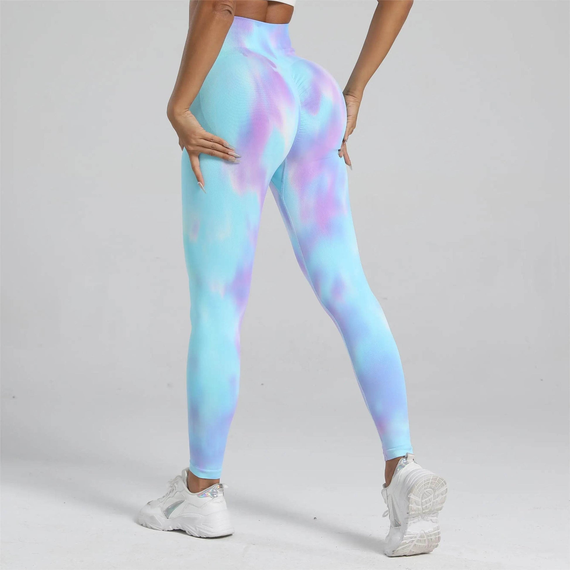Women's Tie-Dye Scrunch Leggings - P12 Hub Europe