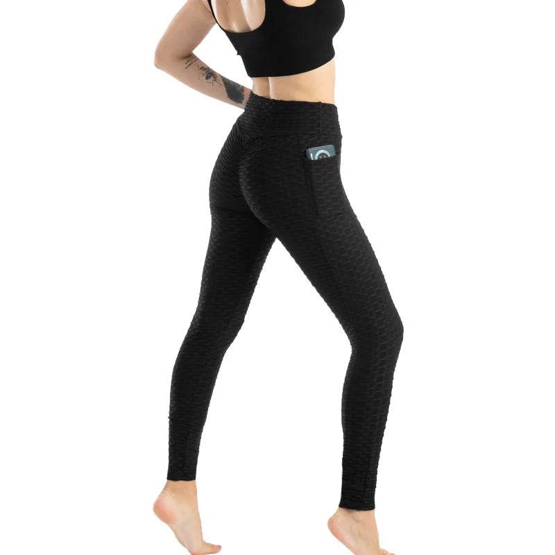 Women's Pocketed Bubble Leggings - P12 Hub Europe