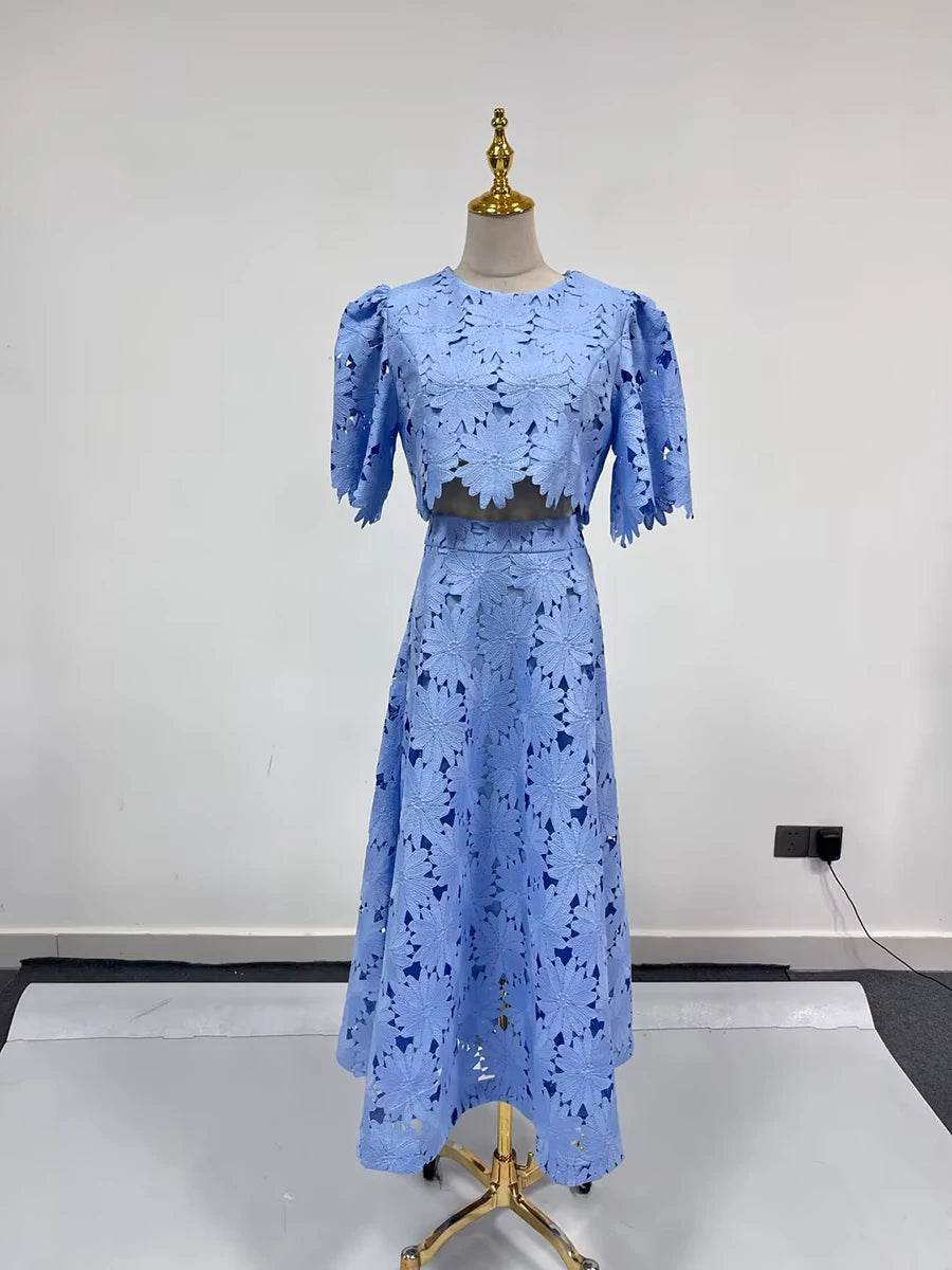 Solid Summer Skirt Suit - P12 Hub Europe
