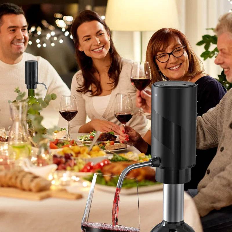 Rechargeable Electric Wine Aerator Dispenser Automatic Wine Decanter Intelligent Electric Wine Dispenser Party Kitchen Tool Gift - P12 Hub Europe