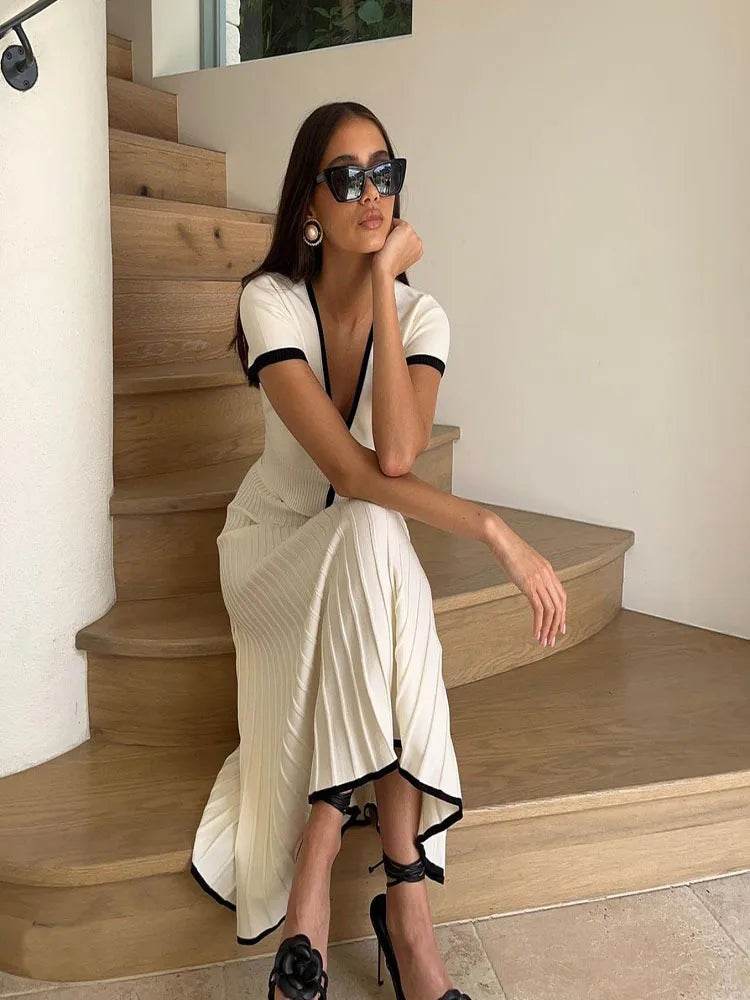 White Crop Top Skirt - P12 Hub Europe