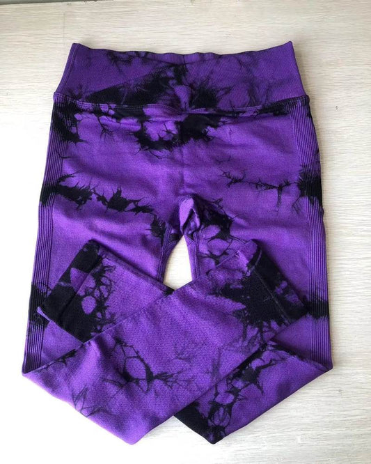 Women's Tie-Dye Push-Up Leggings - P12 Hub Europe