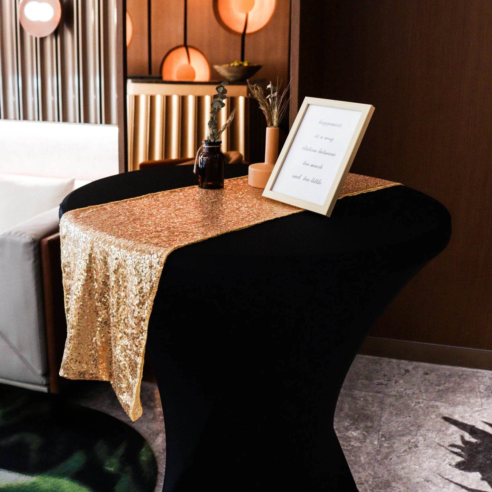 1Pc Round Cocktail Table Cover, Spandex Stretch Table Cloth for Bar Party Wedding Birthday Banquet - P12 Hub Europe