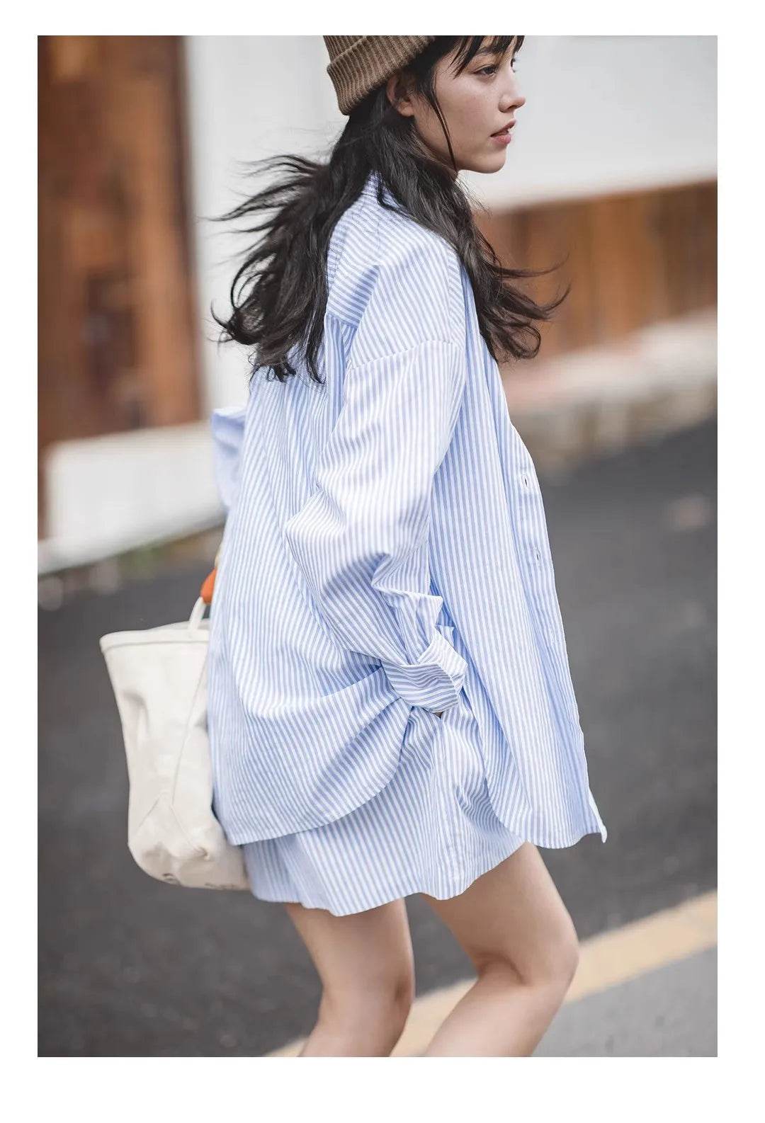 Maden Blue Stripe Shorts Set - P12 Hub Europe