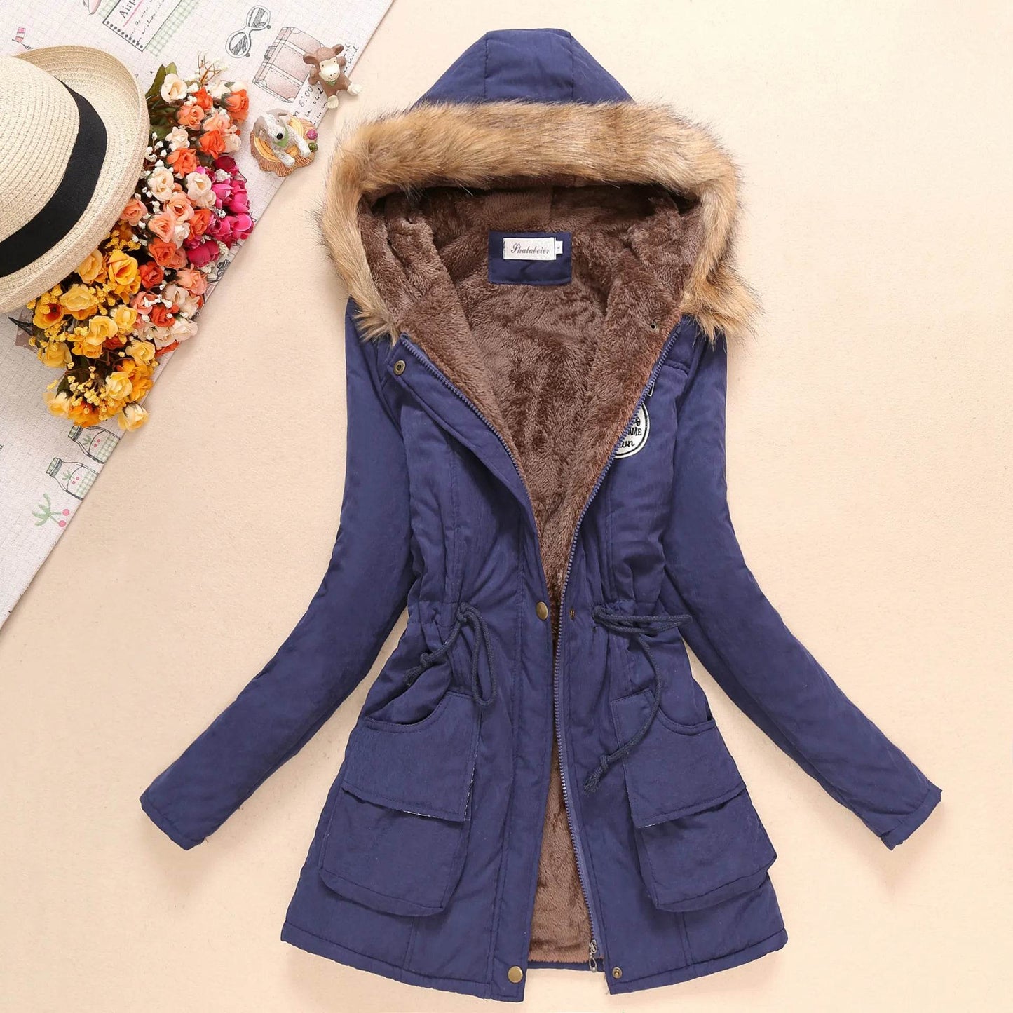 Slim Hooded Padded Parka - P12 Hub Europe