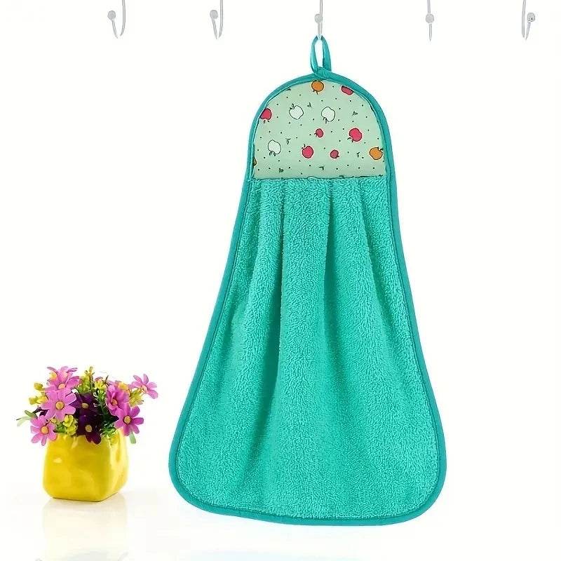 3pcs Coral Fleece Fingertip Towel, Hanging Towel For Wiping Hands, Household Dishwashing Cloths For Bathroom, Bathroom Supplies - P12 Hub Europe