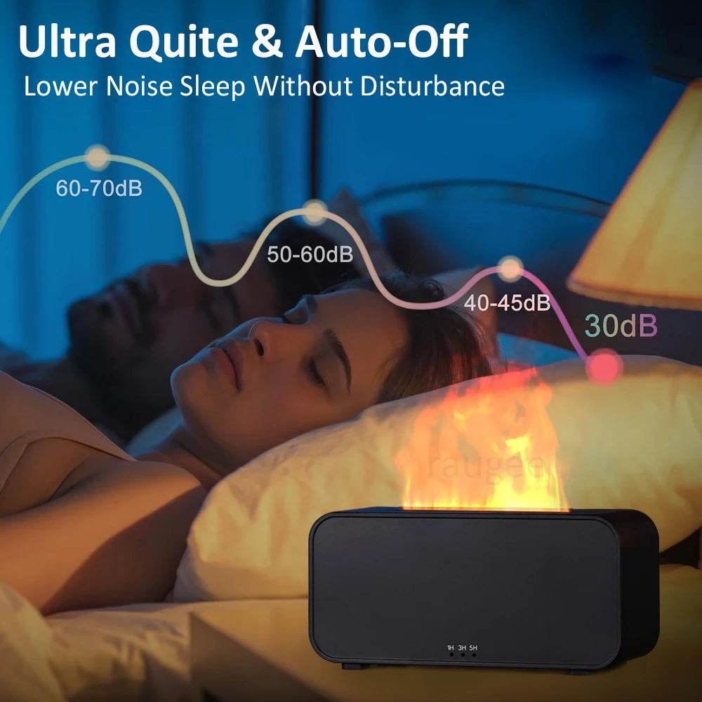 Aroma Diffuser Mini 7 Colorful Flame Air Humidifier -