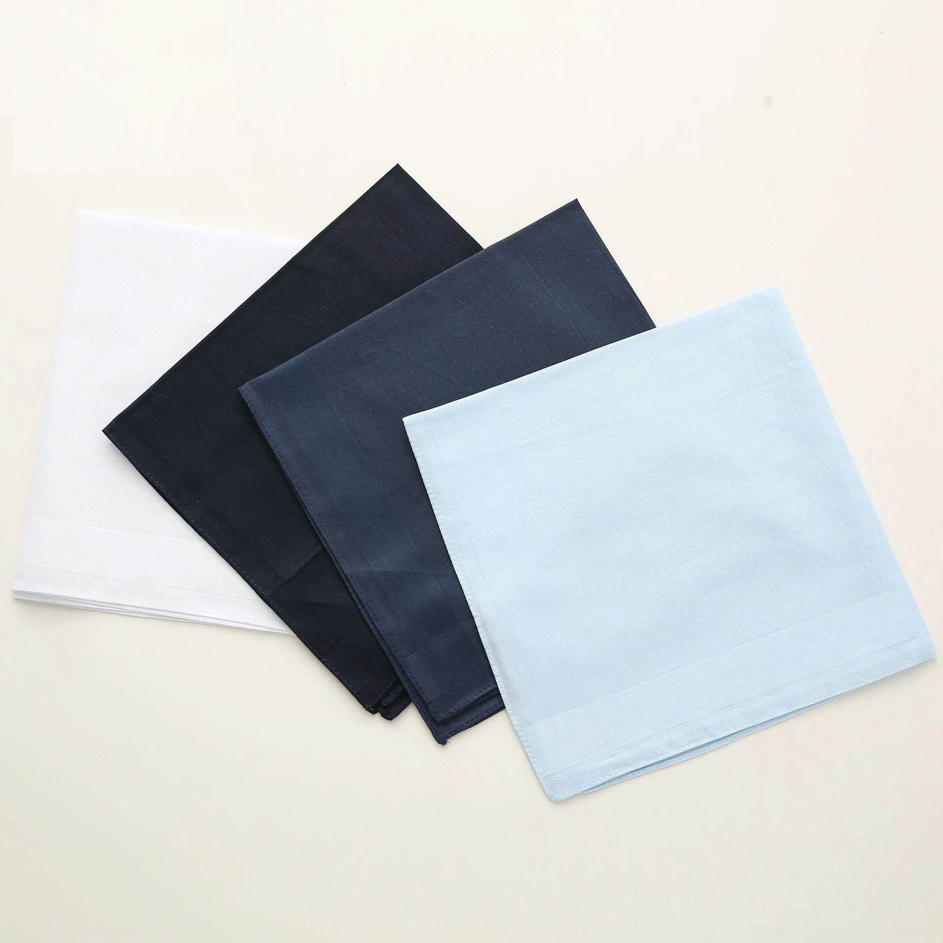 Cotton high-end solid color Handkerchief Park Mountain Road Cycling Camping Wiping Sweat Cleaning Portable Men's Pocket Towel - P12 Hub Europe