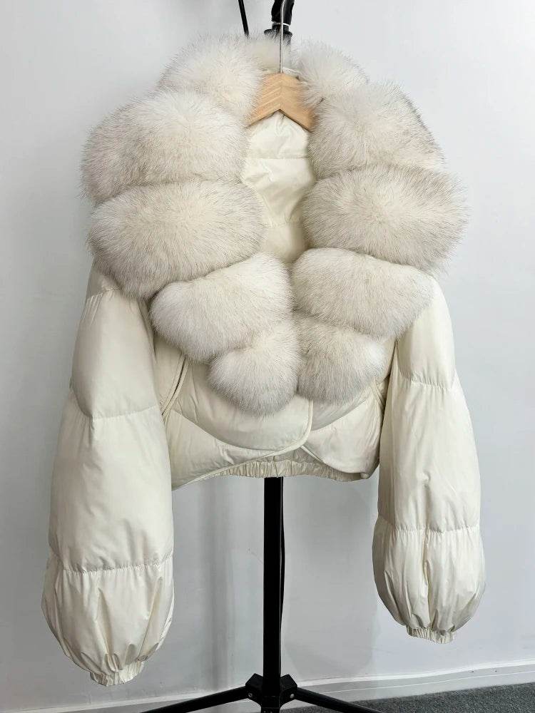 Luxury Fox Fur Down Parka - P12 Hub Europe