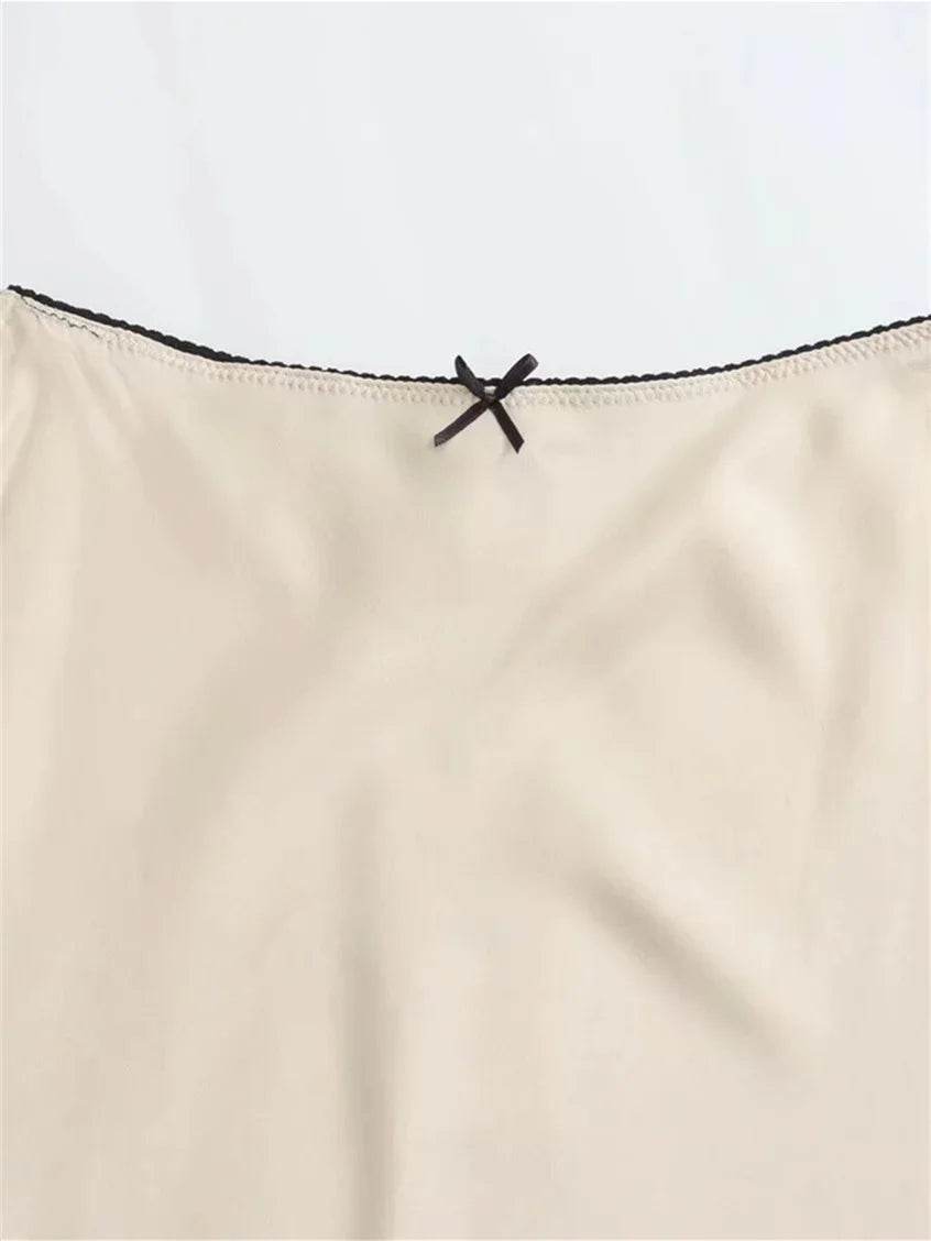 Spring Satin Bow Skirt - P12 Hub Europe