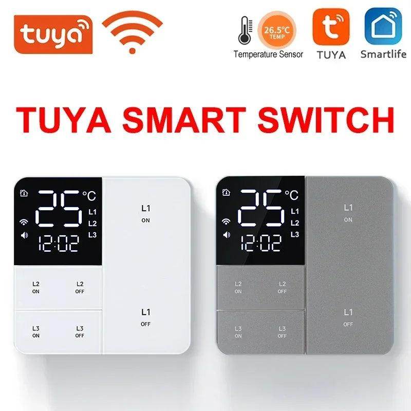 WiFi Smart Switch Temp Time 1-3 Gang - P12 Hub Europe