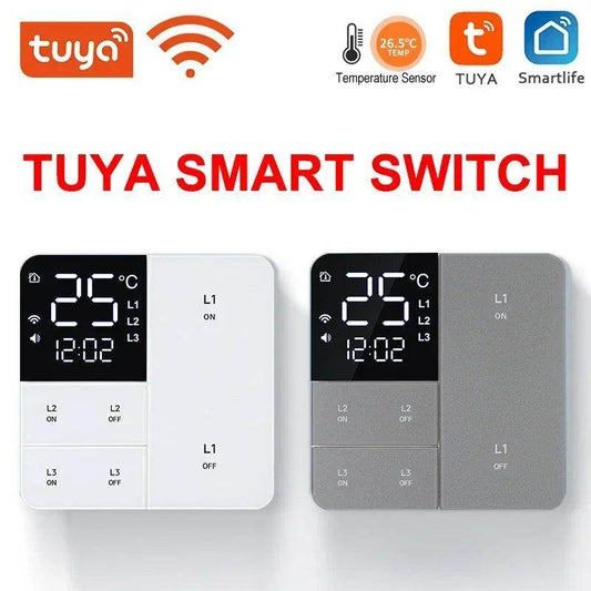 WiFi Smart Switch Temp Time 1-3 Gang - P12 Hub Europe