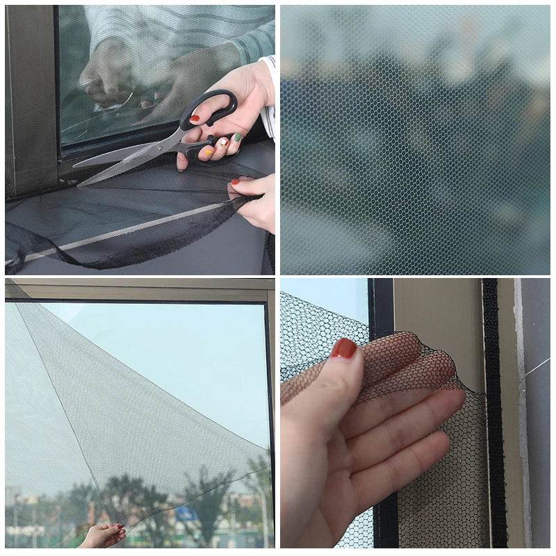 Simple Anti Mosquito No Need To Punch Holes Mosquito Net Window Self-adhesive Type Anti-mosquito Screens Home Textile Garden - P12 Hub Europe