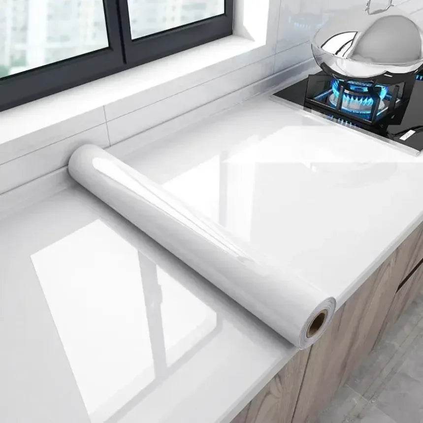 10M Marble Kitchen Oil-Proof Film Waterproof Self-adhesive Wall Tile Sticker Moisture-Proof Countertop Cabinet Cover Wallpaper - P12 Hub Europe
