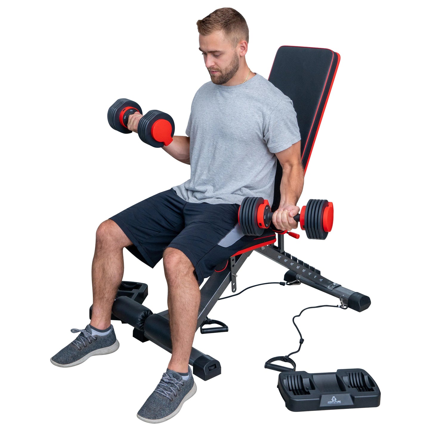 Weight Training Dumbbell Bench Commercial Abdominal Bench Training Sit Up Adjustable Weight Bench