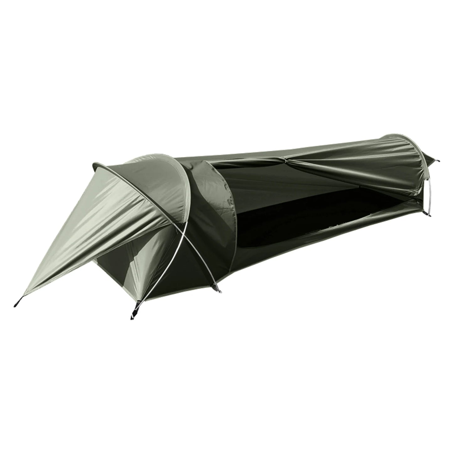 Ultralight Single Person Tent 210D Oxford Waterproof Camping Tunnel Tent for Outdoor Backpacking Hiking Fishing