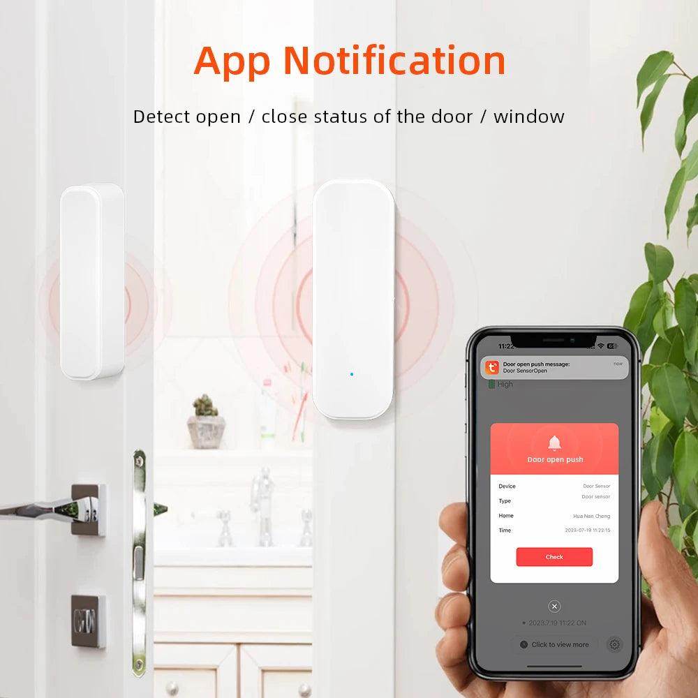 Sensor Door Tuya Zigbee WiFi Smart - P12 Hub Europe