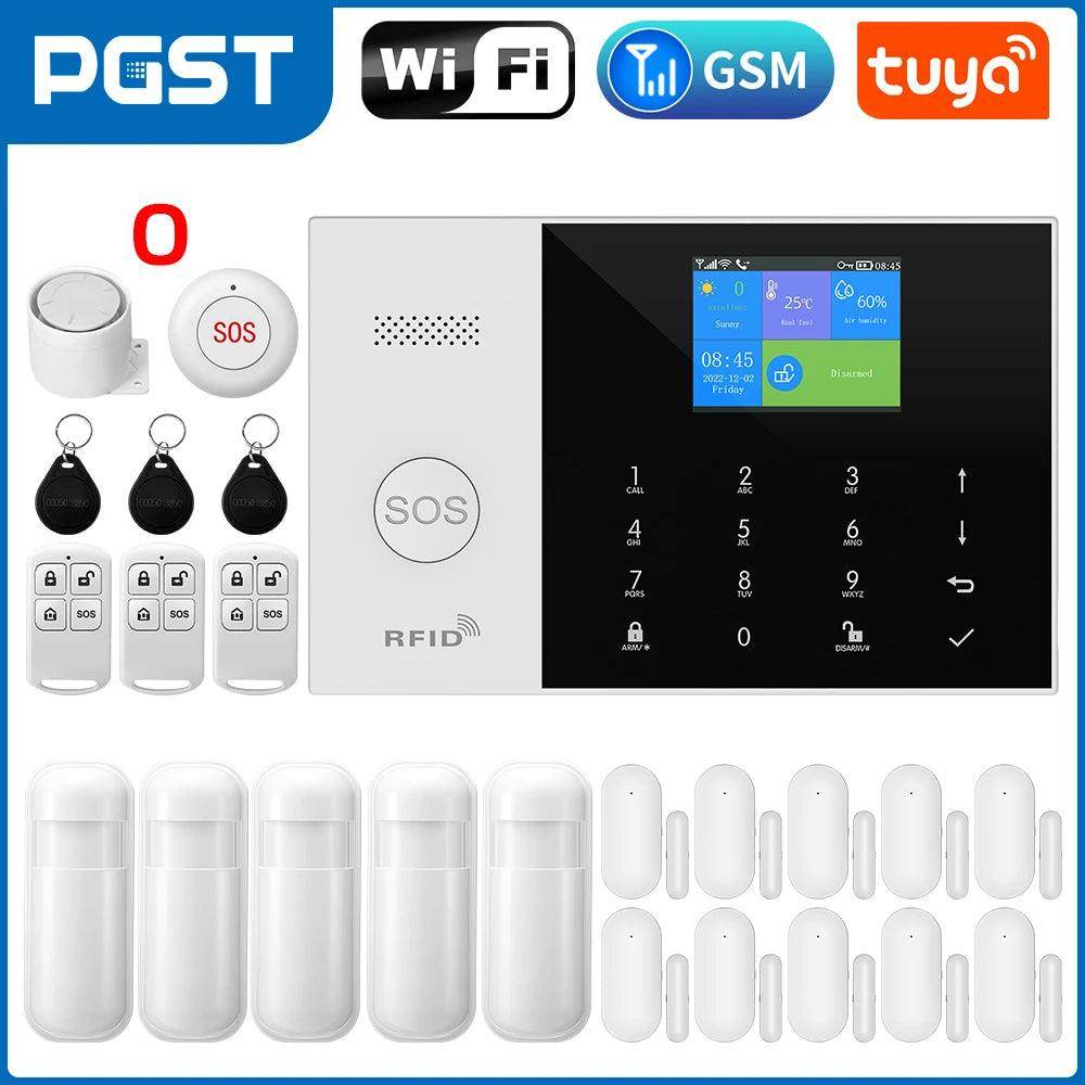 Alarm System Tuya GSM/WiFi | Wireless Home Security, Alexa, App - P12 Hub Europe