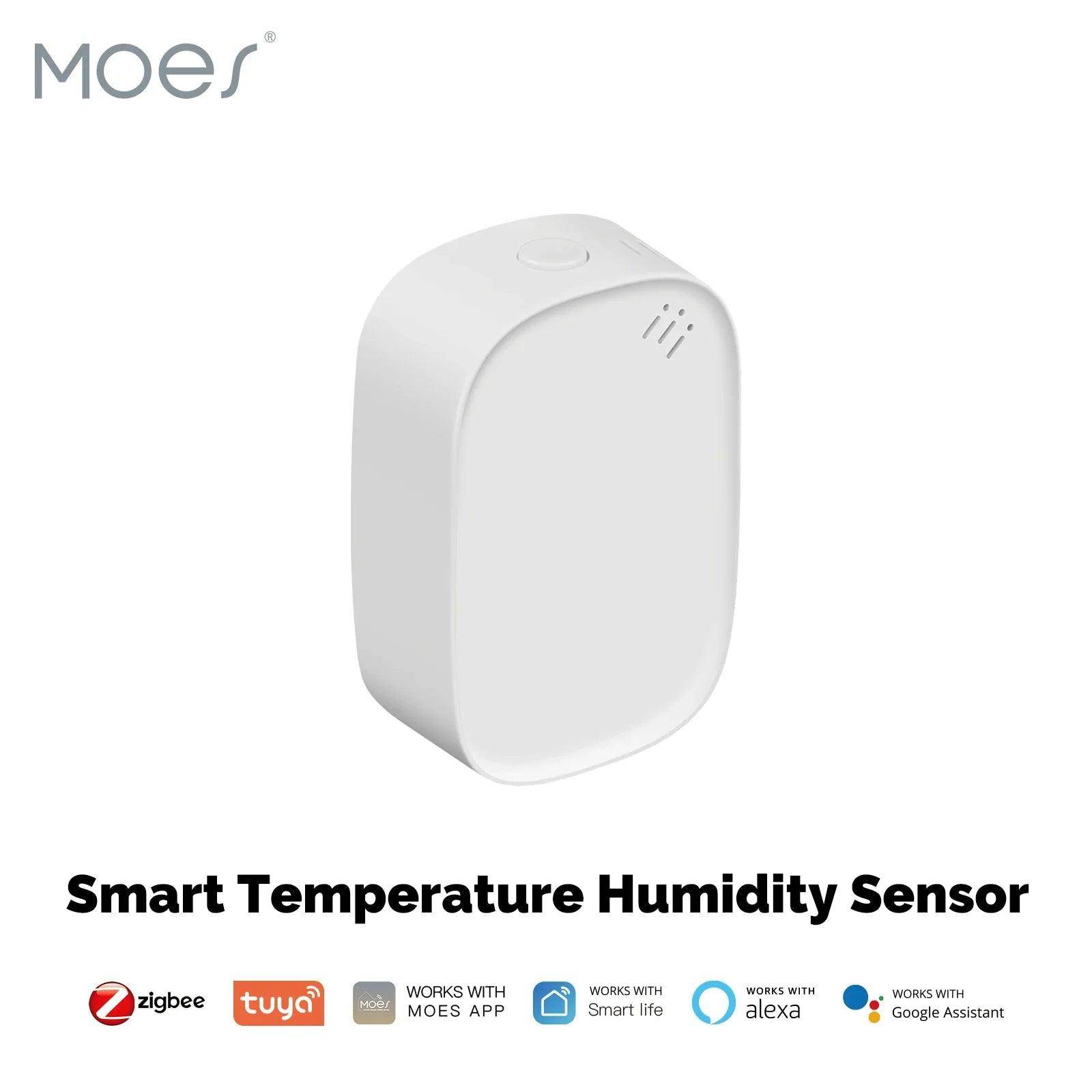 Temperature and Humidity Sensor Works with Alexa & Google - P12 Hub Europe