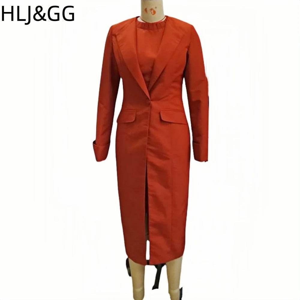 Elegant Office Blazer Dress - P12 Hub Europe